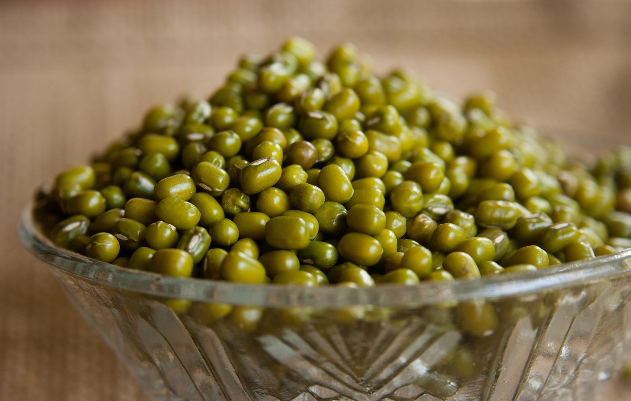 Green Mung Beans view 2